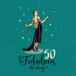 50th Birthday Card - 50 And Fabulous