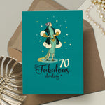 70th Birthday Card - 70 And Fabulous