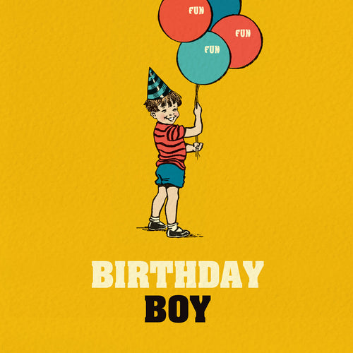 Funny Birthday Card For A Birthday Boy