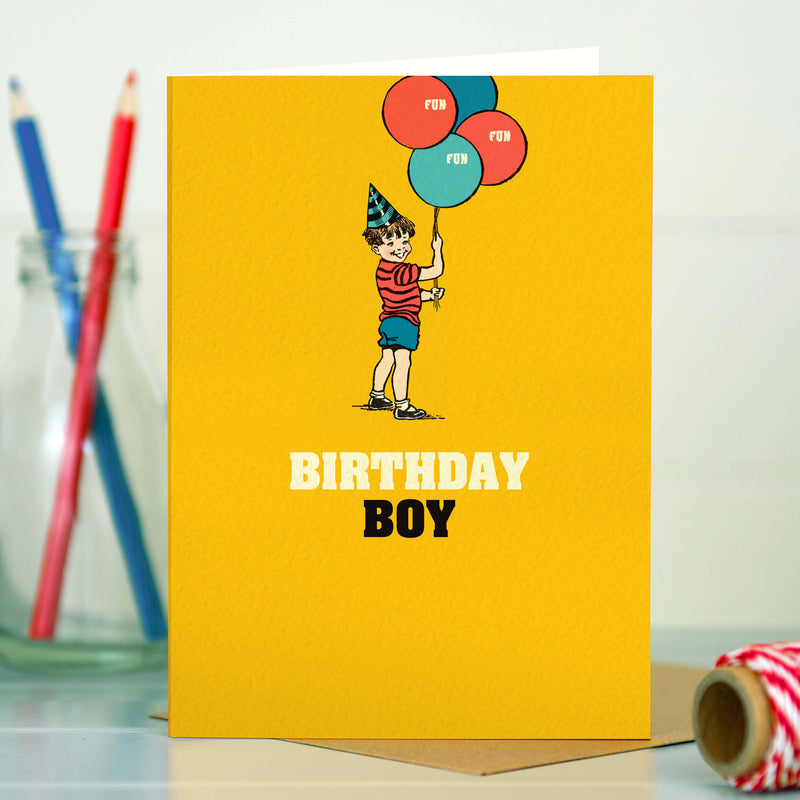 Funny Birthday Card For A Birthday Boy