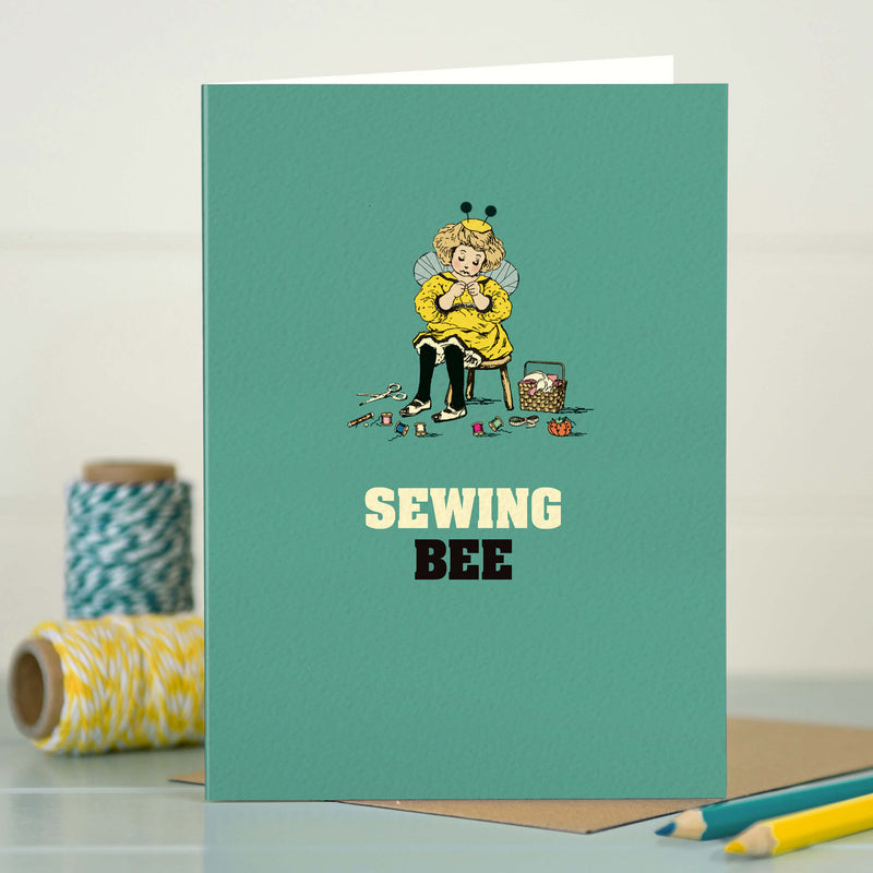 Sewing Card Sewing Bee The Typecast Gallery