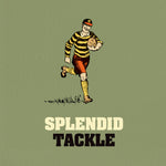Funny Rugby Card - Splendid Tackle