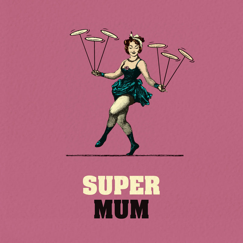 Superhero Card For Mum - Super Mum