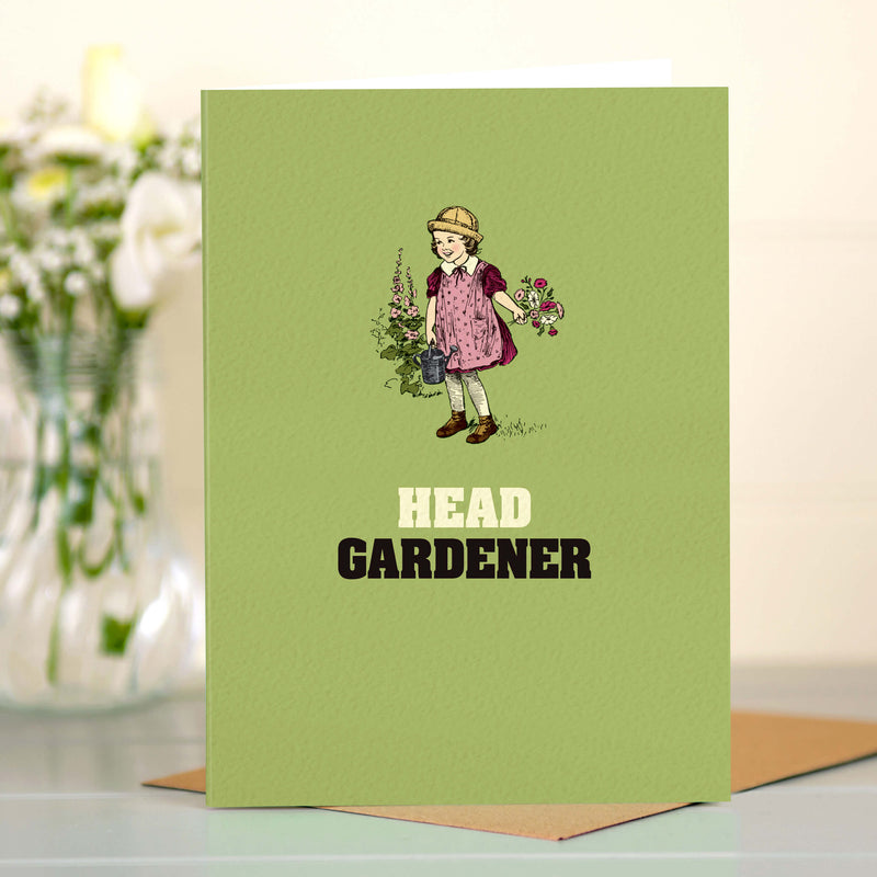 Gardening Birthday Card - Head Gardener