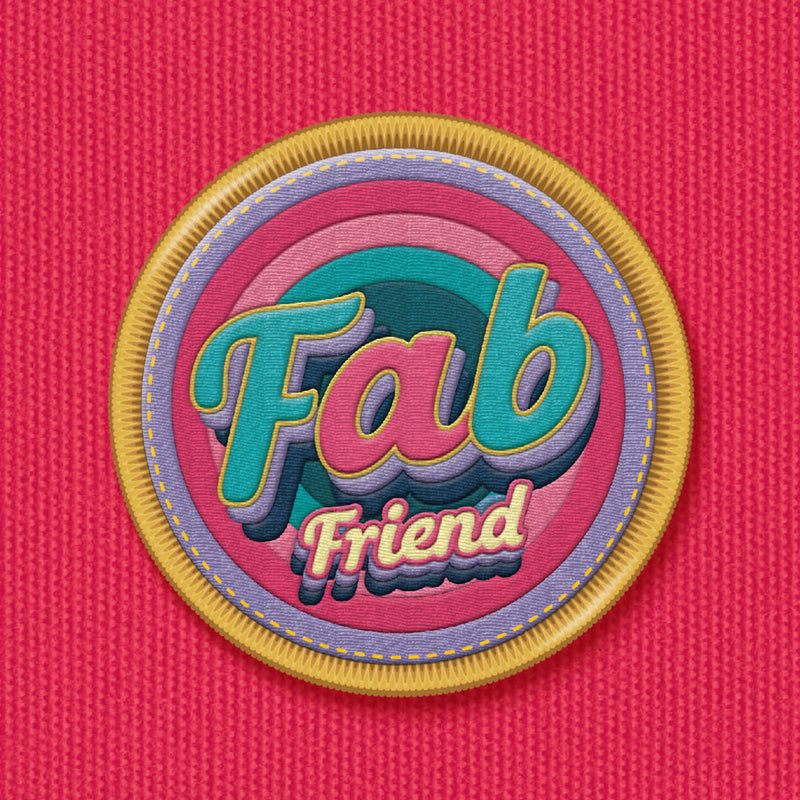 Friendship Card - Fab Friend – The Typecast Gallery