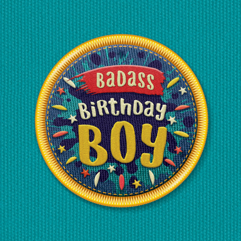 Funny Birthday Card - Badass Birthday Boy