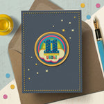 11th Rainbow Children's Birthday Card