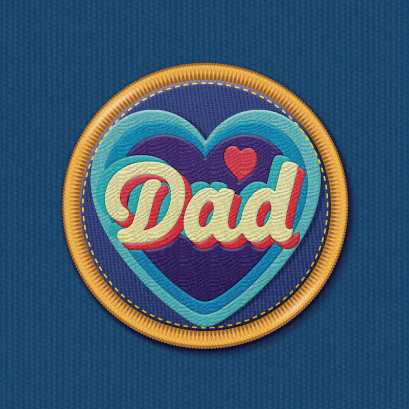 Card For Dad - Love Hearts