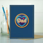 Card For Dad - Love Hearts