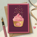 Happy Birthday - Cupcake Birthday Card