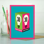 30th birthday card - 30 shine on