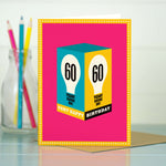60th birthday card - 60 shine on