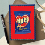 Funny Valentine's Card - Nuts About You