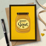 Cute Valentine’s Day Card - Honey You're Sweet