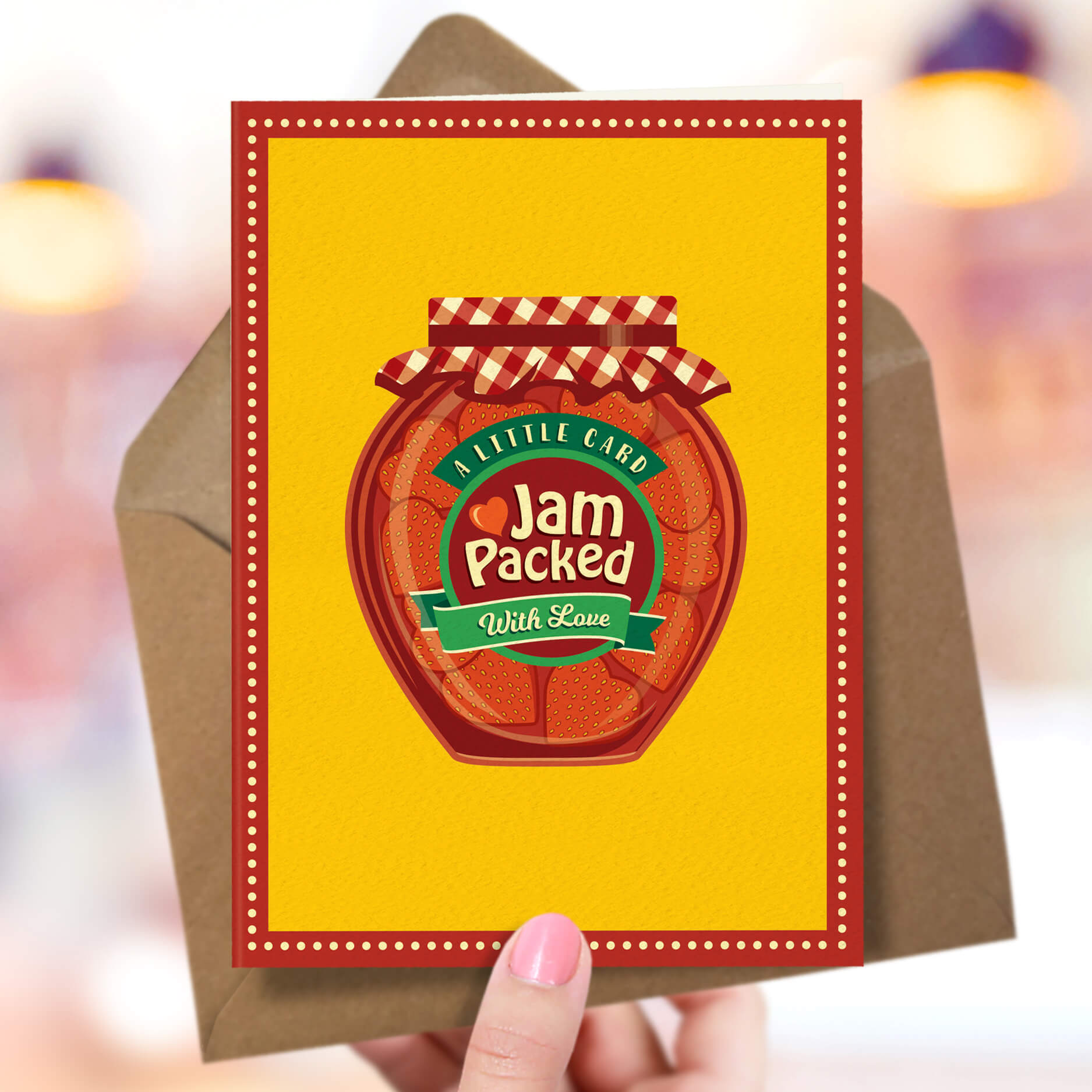 Option Card Jam Thinking Of You Card - Jam Packed With Love – The Typecast Gallery