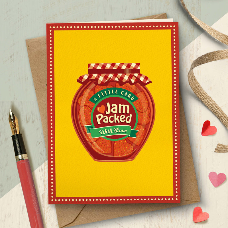 Thinking Of You Card - Jam Packed With Love