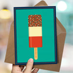 Funny Father's Day Card - My Dad Is Fab Ice-Lolly