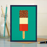 Funny Father's Day Card - My Dad Is Fab Ice-Lolly