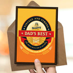 Funny Father's Day Card - Dad's Best Beer