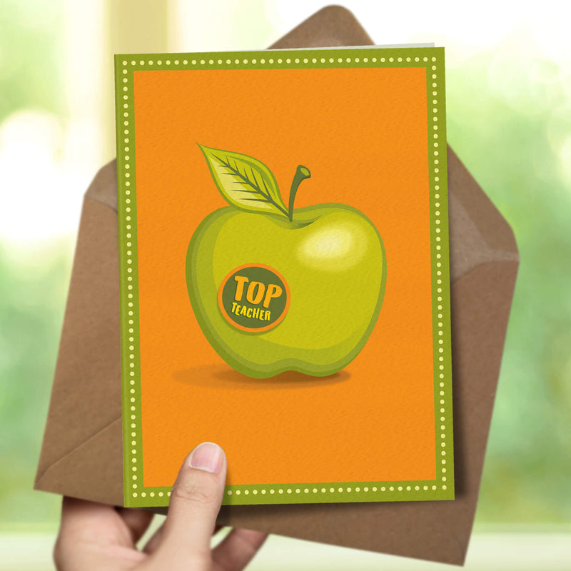 Thank You Teacher Card - Top Teacher