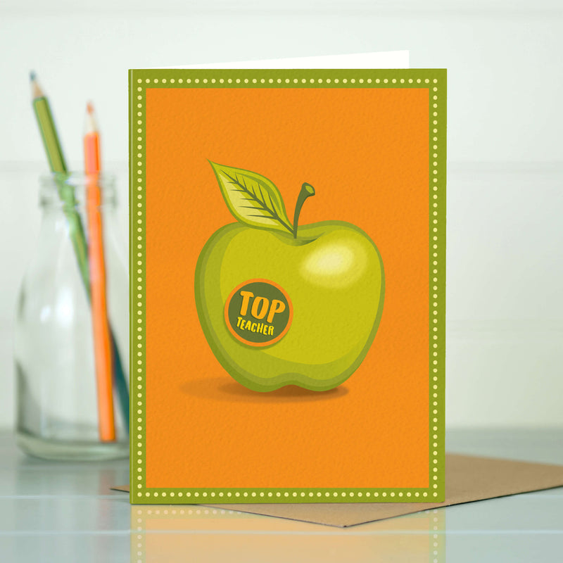 Thank You Teacher Card - Top Teacher