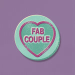 Wedding Or Anniversary Card - Fab Couple - Love heart