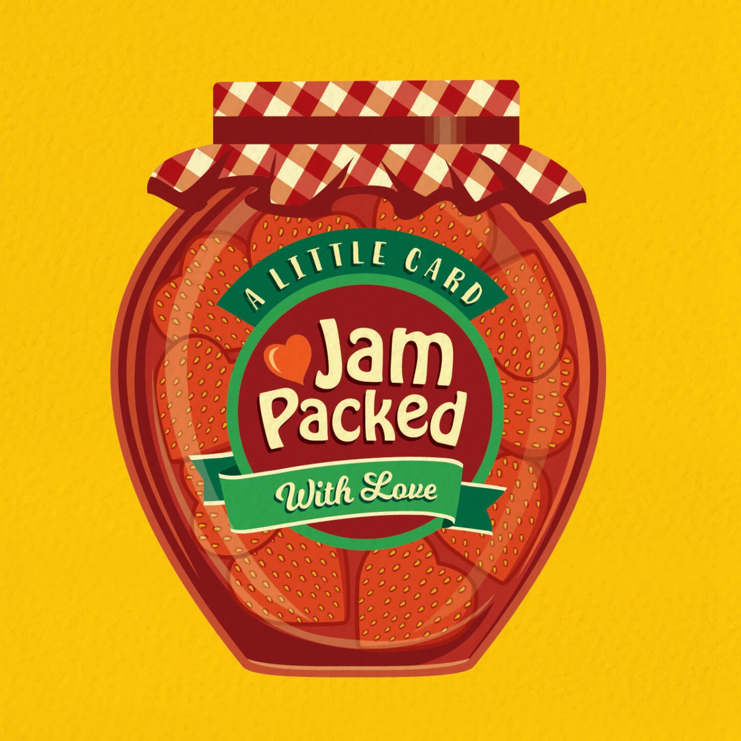 Option Card Jam Thinking Of You Card - Jam Packed With Love – The Typecast Gallery