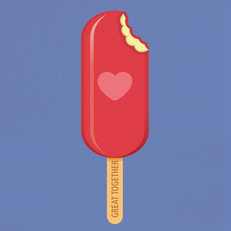 Love Card - Great Together Ice-Lolly