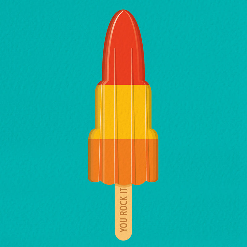 Friendship Card - You Rock It Ice-Lolly