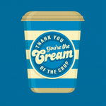 Thank You Card - Cream Of The Crop