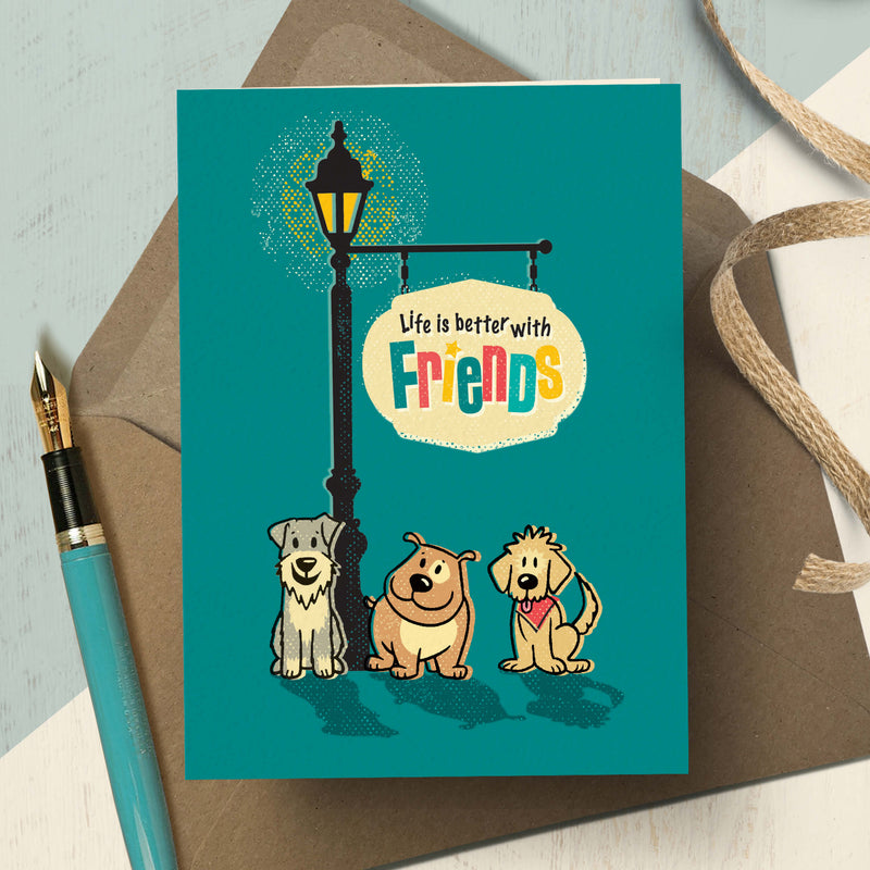 Funny Friendship Card For A Dog Lover