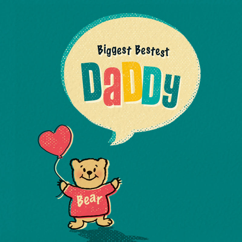 Cute Card For Daddy - Daddy Bear