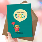 Cute Card For Daddy - Daddy Bear