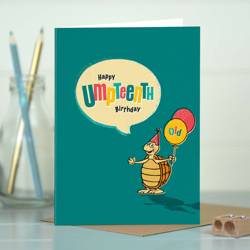 Funny Happy Umpteenth Birthday Card