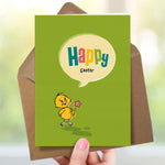 Happy Easter Chick Card