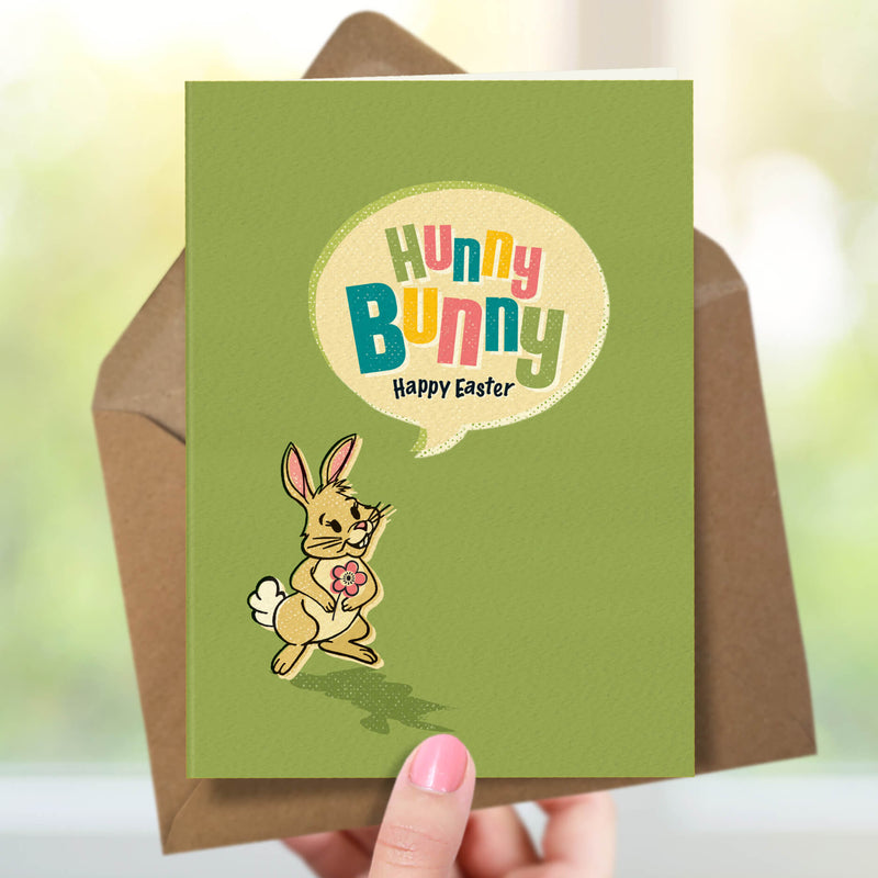 Easter Card - Hunny Bunny