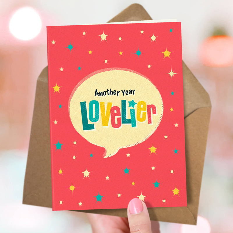 Birthday Card For Her - Another Year Lovelier