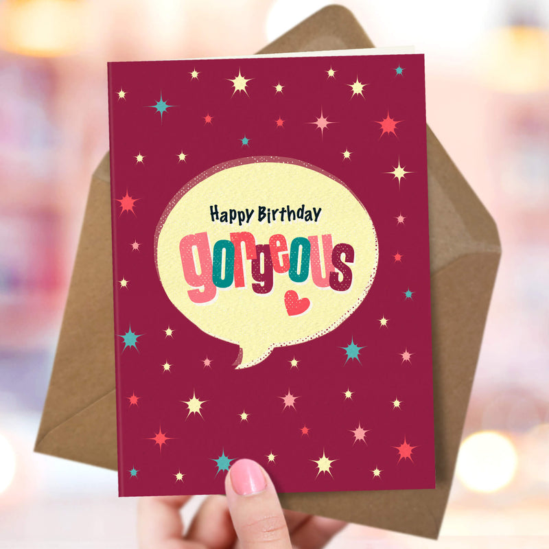 Happy Birthday Gorgeous Card