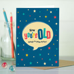 Funny Birthday Card - Old Enough To Know Better!