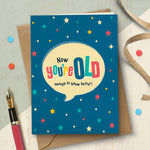 Funny Birthday Card - Old Enough To Know Better!