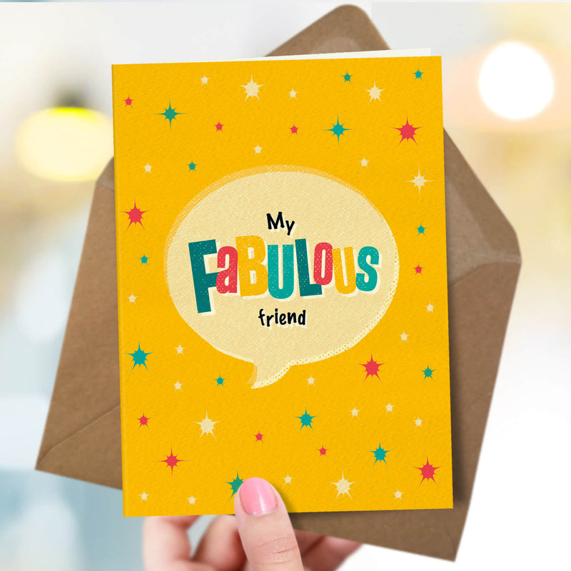 Friendship Card - My Fabulous Friend