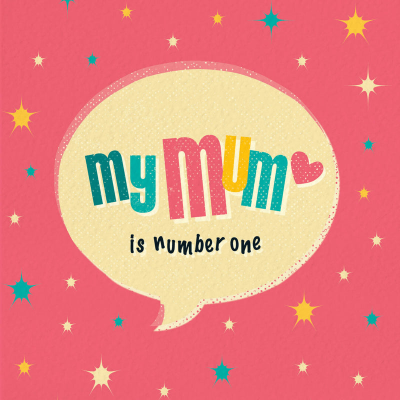 Number One Card For Mum