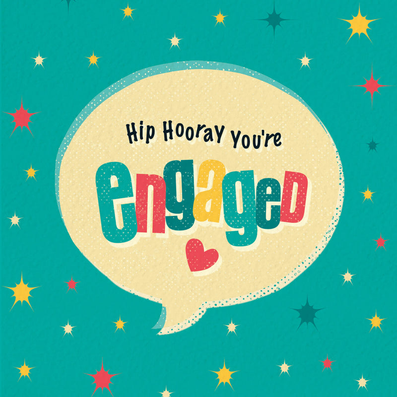 Engagement Card - Hooray You're Engaged