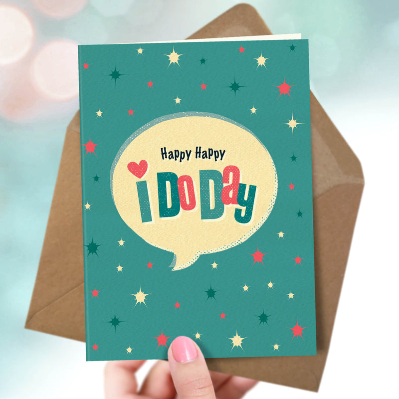 Wedding Card - Happy I Do Day