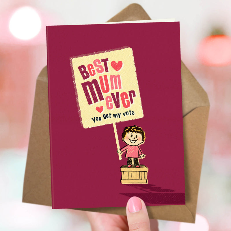 Funny Best Mum Ever Card