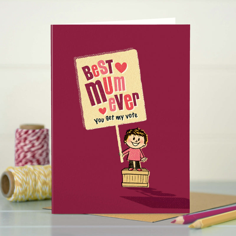 Funny Best Mum Ever Card