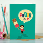 Funny Card For Dad - My Dad Is Fab