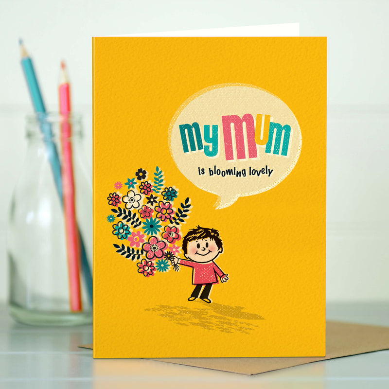 Funny Card For Mum - Blooming Lovely