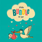 New Baby Boy Card - Little Bundle Of Joy