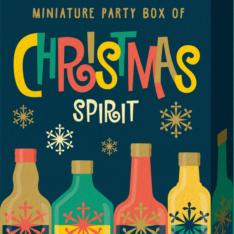 Miniature Bottles Christmas Card